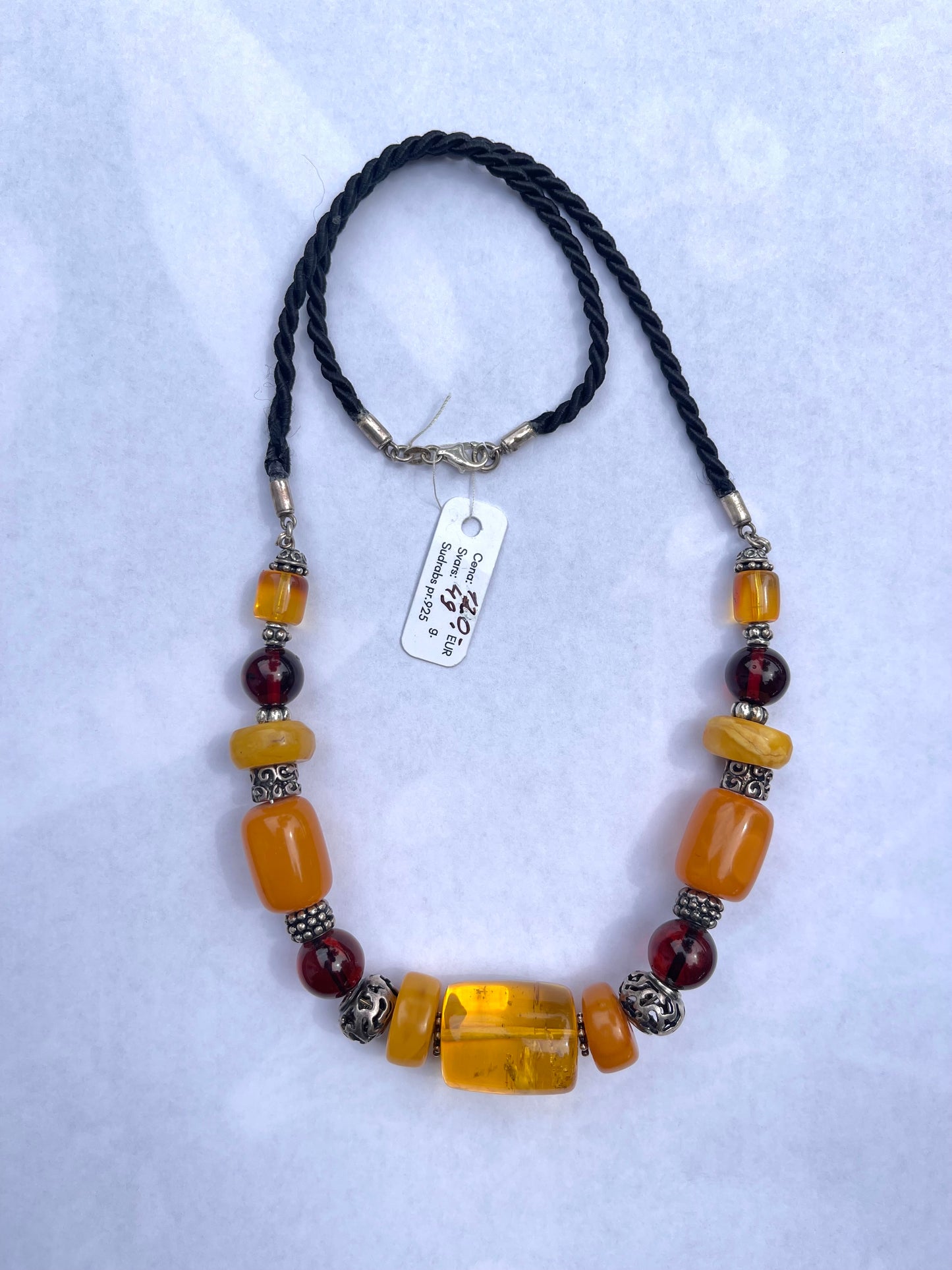 Amber Beaded Necklace