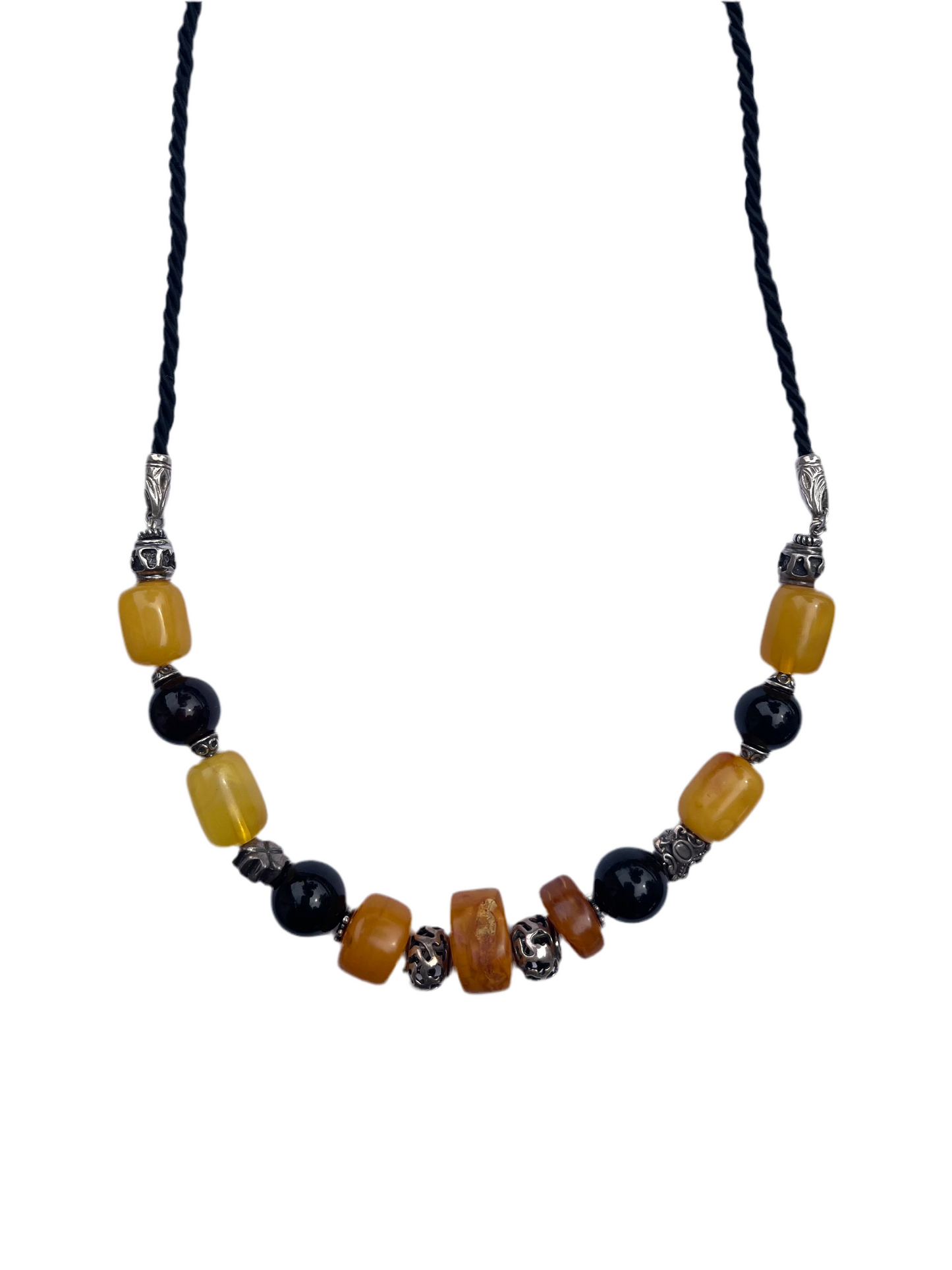 Amber Beaded Necklace