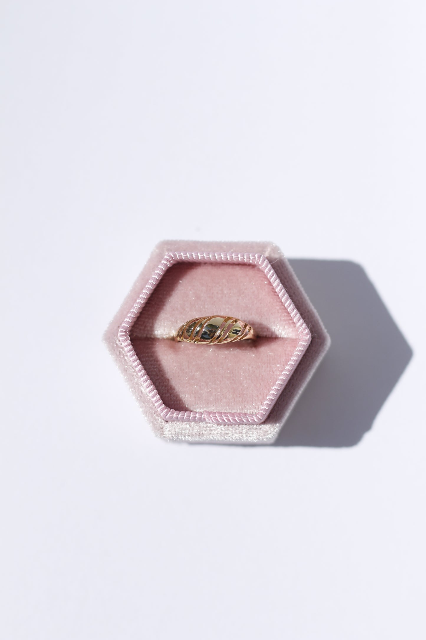 Croissant 14K Gold Ring