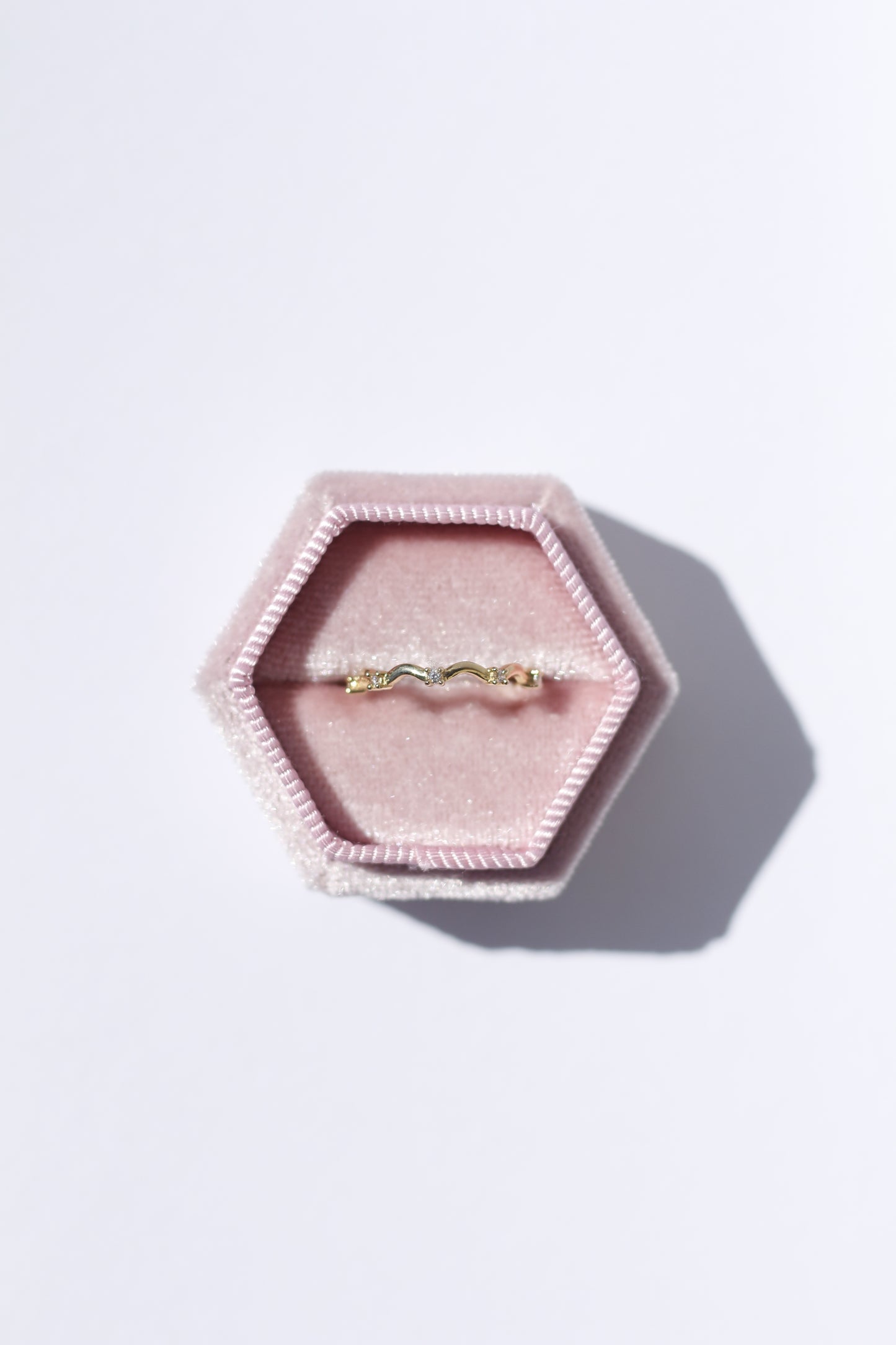 Wavy Band 14K Gold Ring