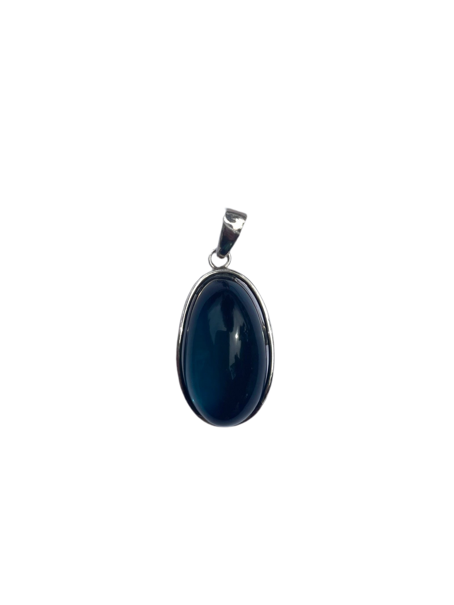 Blue Amber Pendant