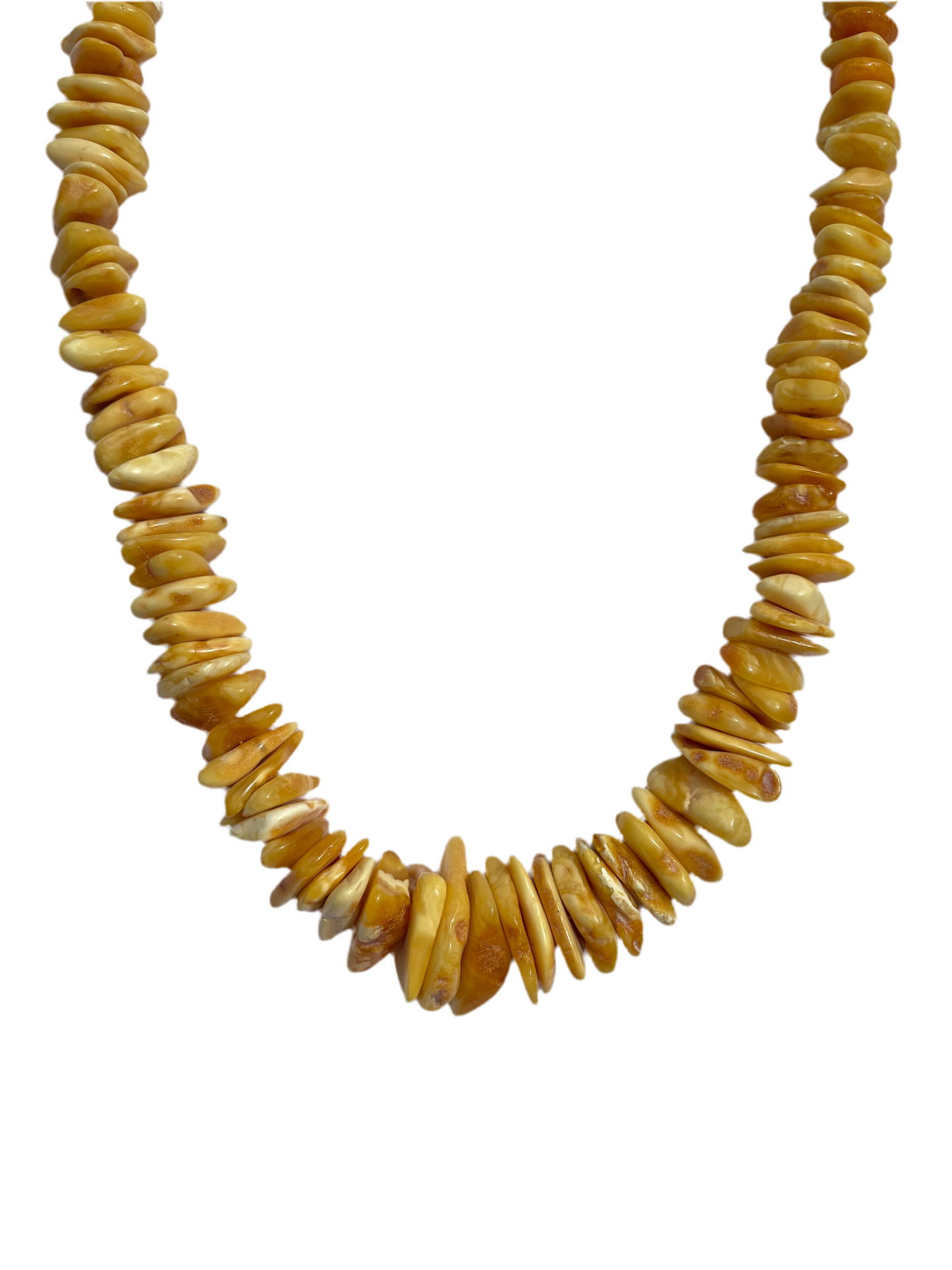 Flat Amber Necklace