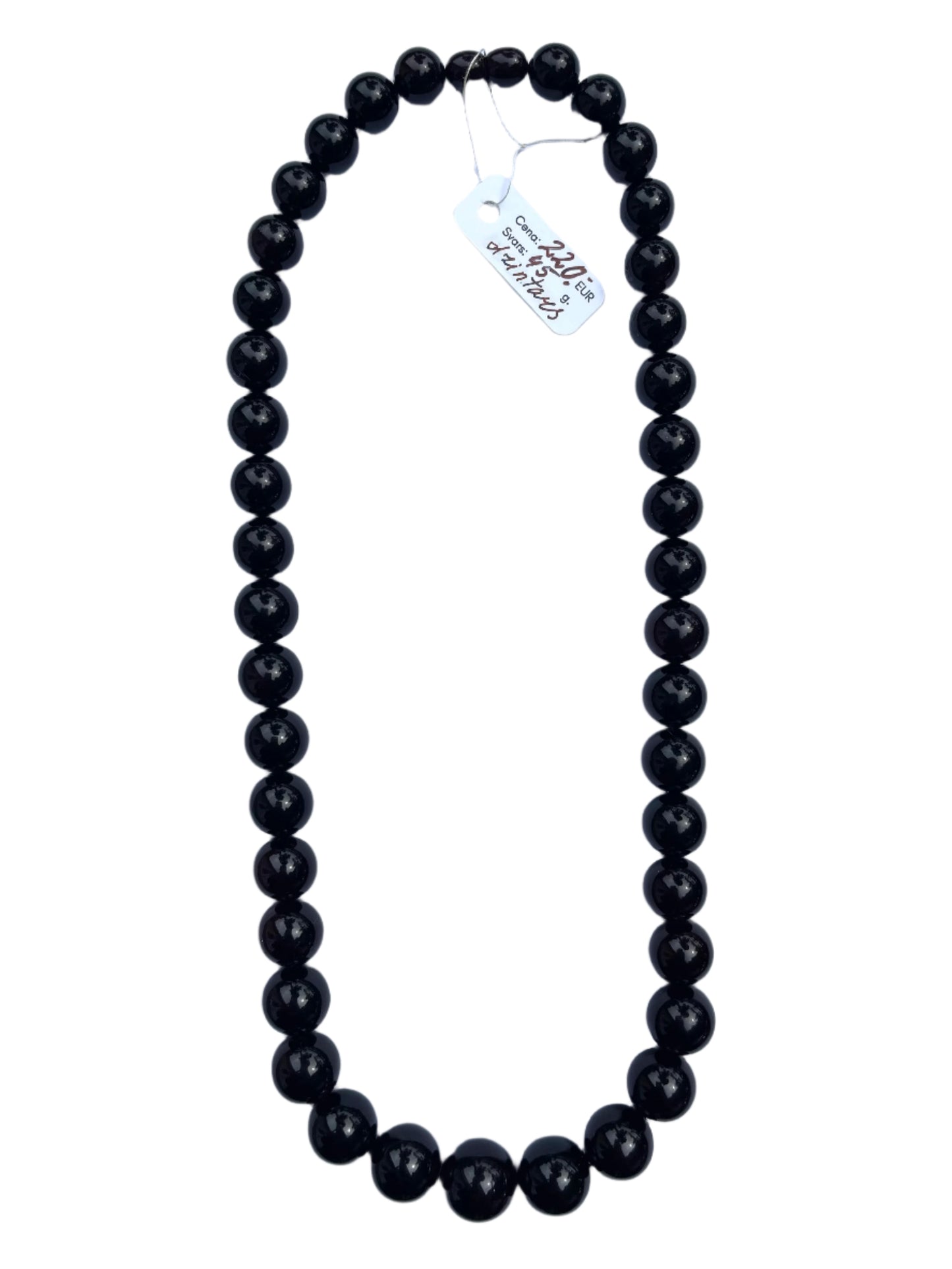 Dark Round Amber Necklace