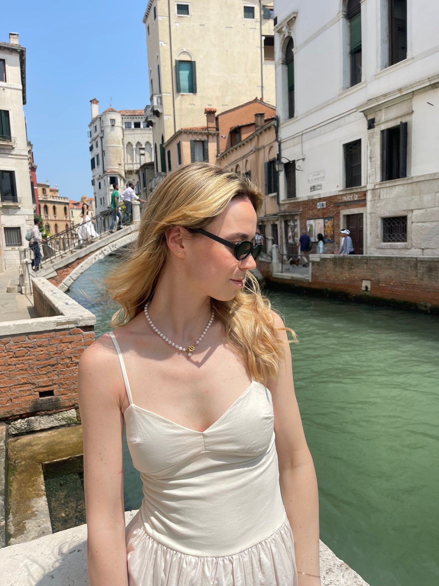 Pearl Necklace with Beads