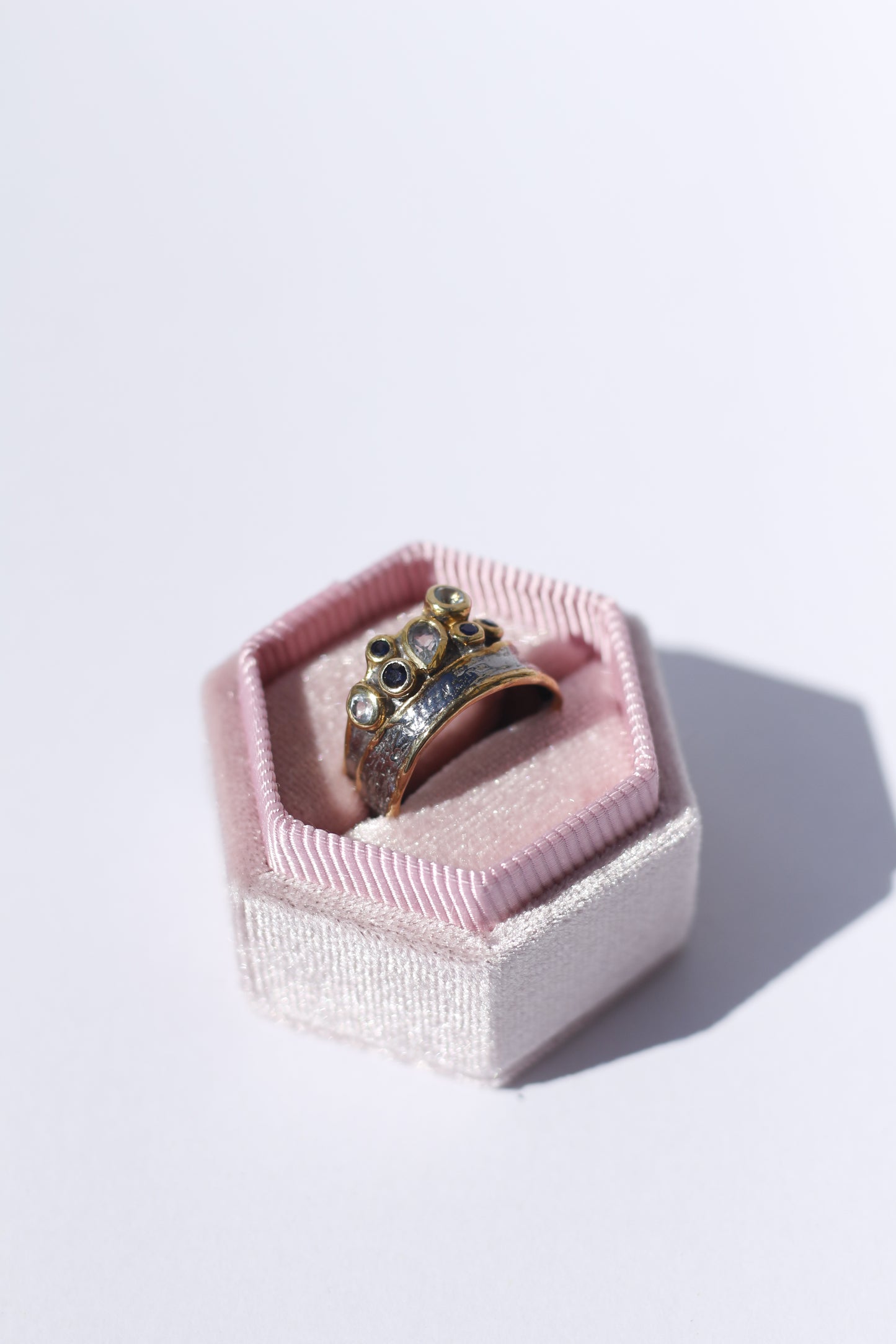 Sapphire and Blue Topaz Ring