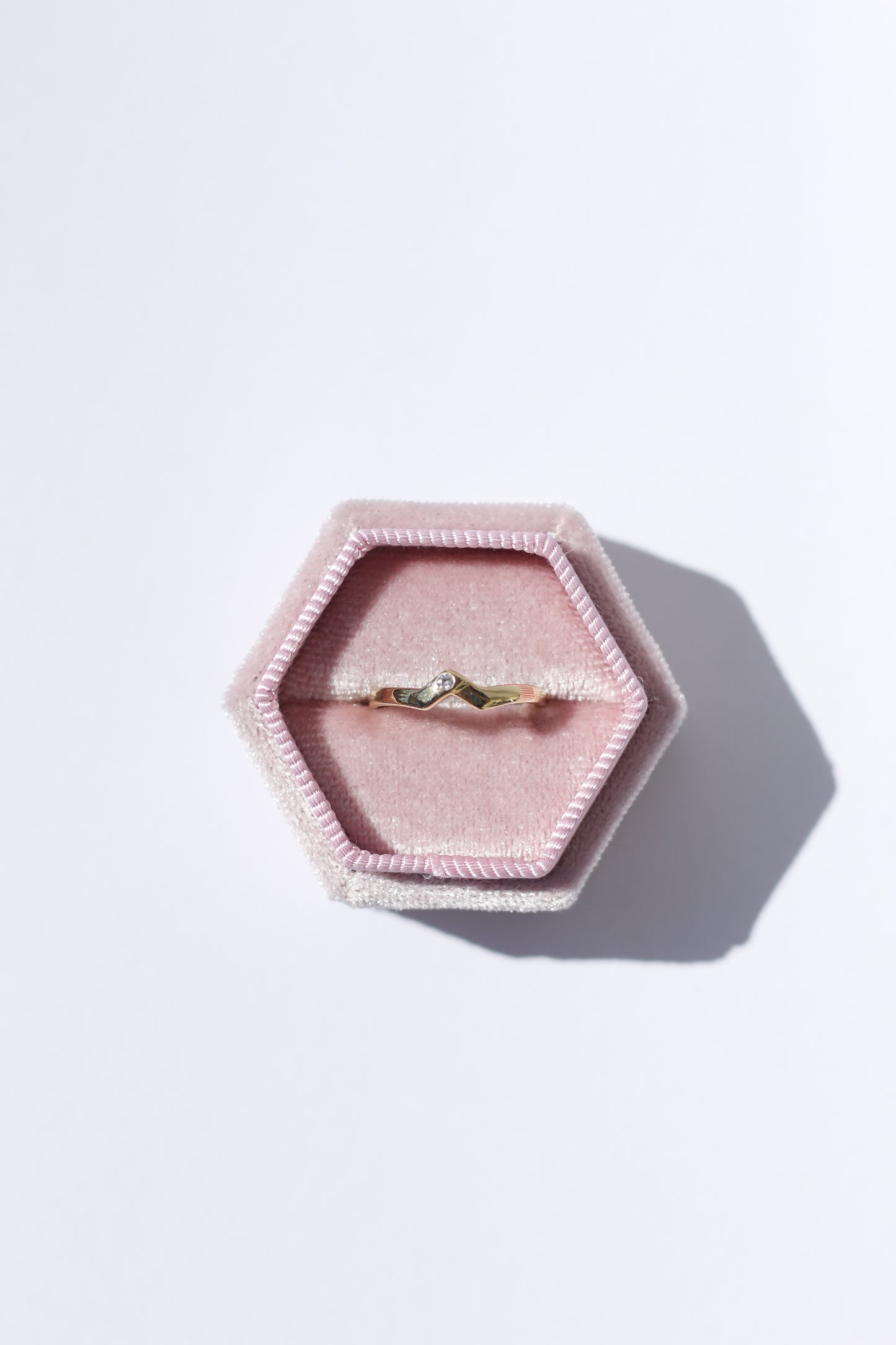 Tiny Wave 14K Gold Ring
