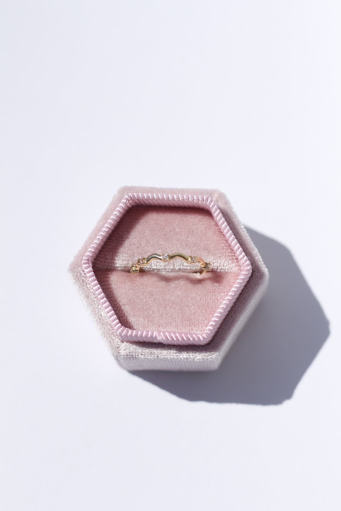 Wavy Band 14K Gold Ring