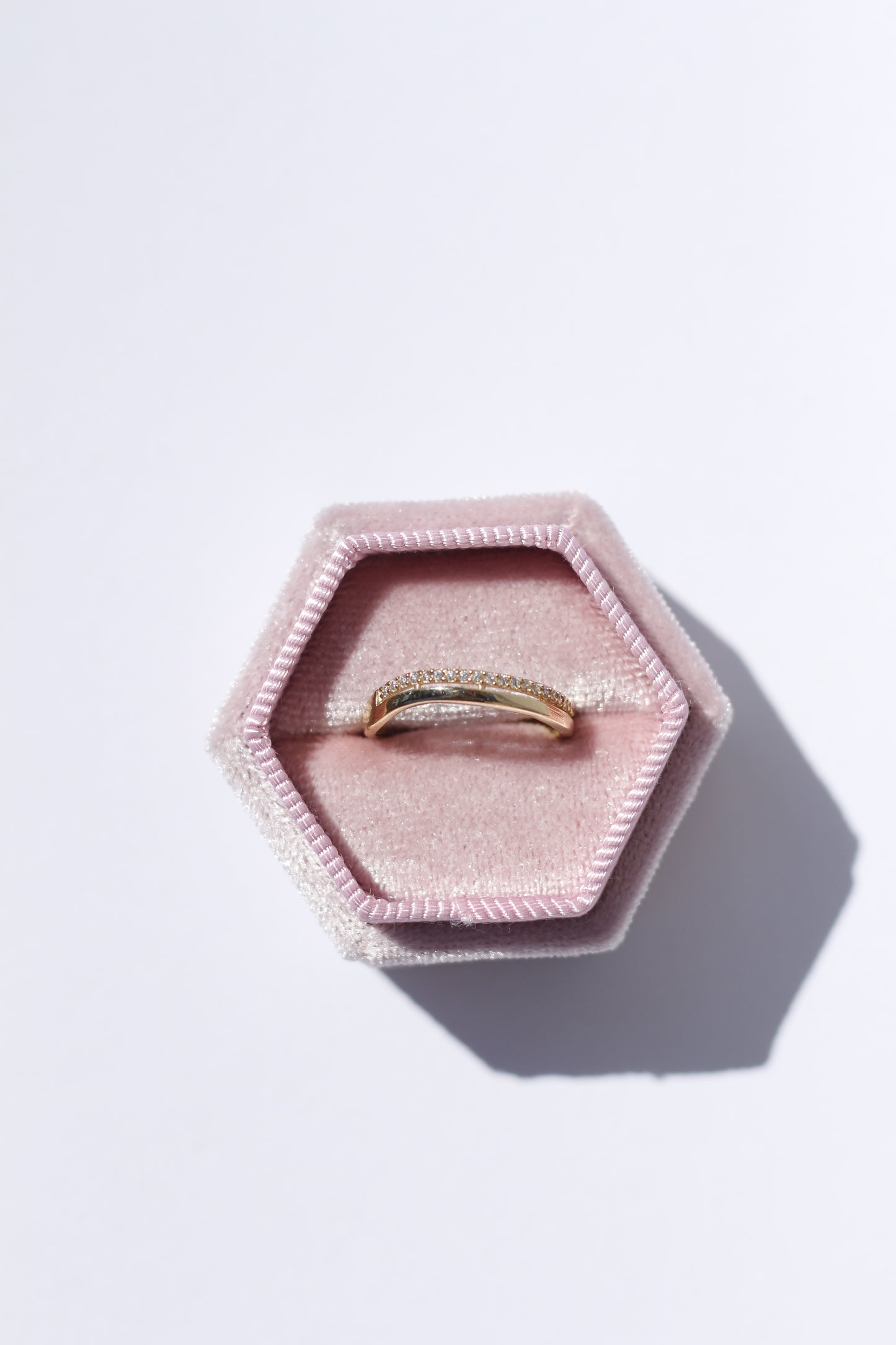 Double Lined 14K Solid Gold Ring