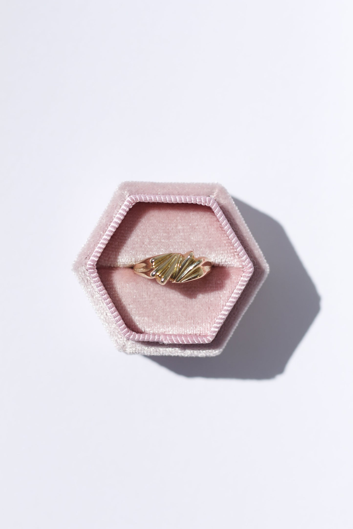 Twisted 14K Solid Gold Ring