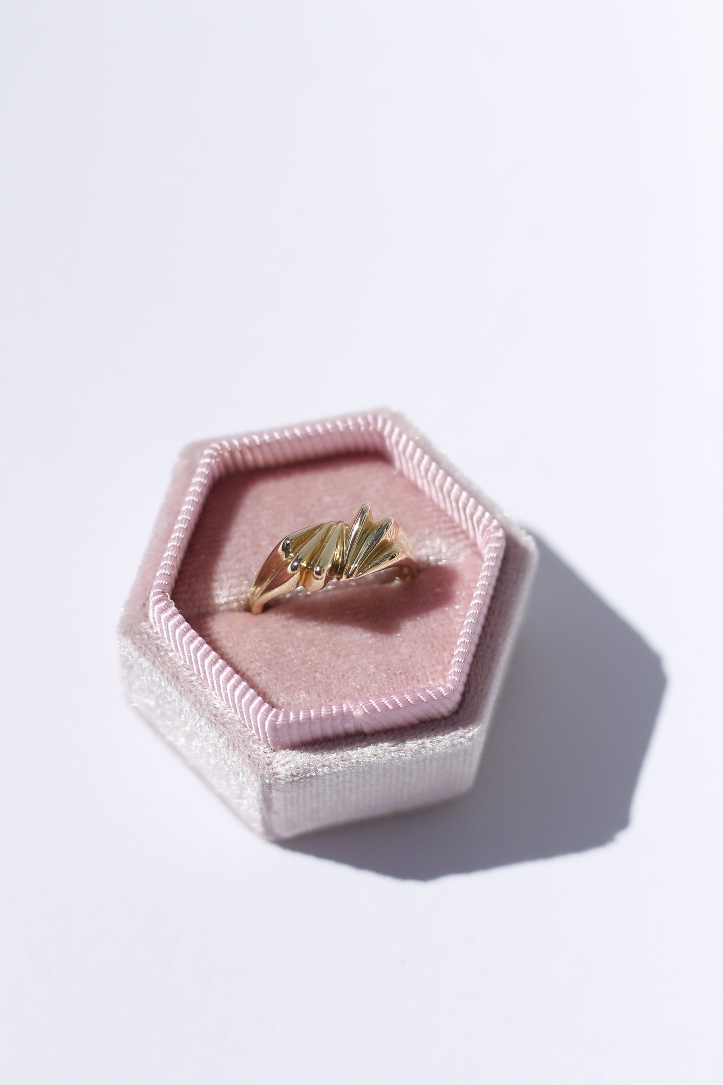 Twisted 14K Solid Gold Ring